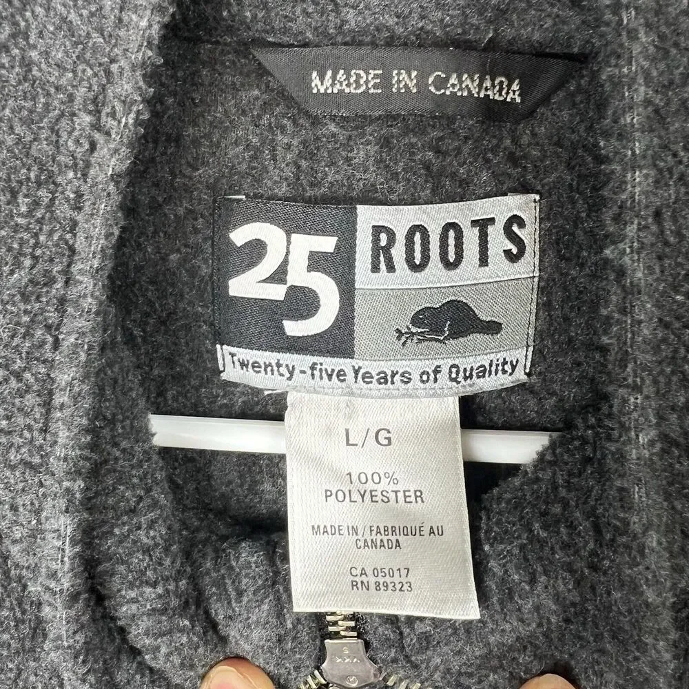 Roots Canada‎ Sweater Large Athletics 25th Anniversay Edition Pullover Jacket